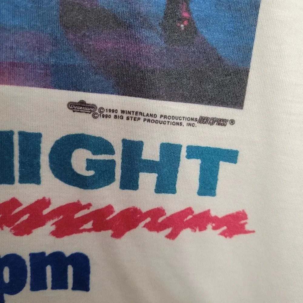 Vintage 1990s New Kids on the Block big front graphic kids sleep shirt